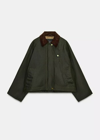 yeşil Bol Kesim yağmurluk mevsimlik ceket - Görsel 4