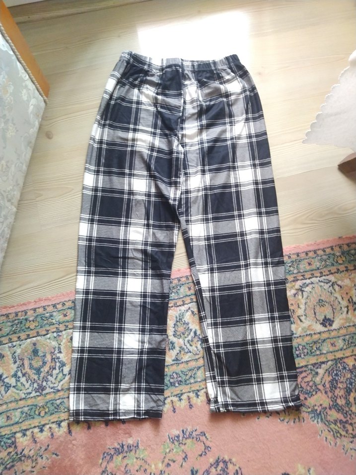 Renkli Desenli UNİSEX ince polar Pijama Altları-ADET FİYAT - Görsel 2