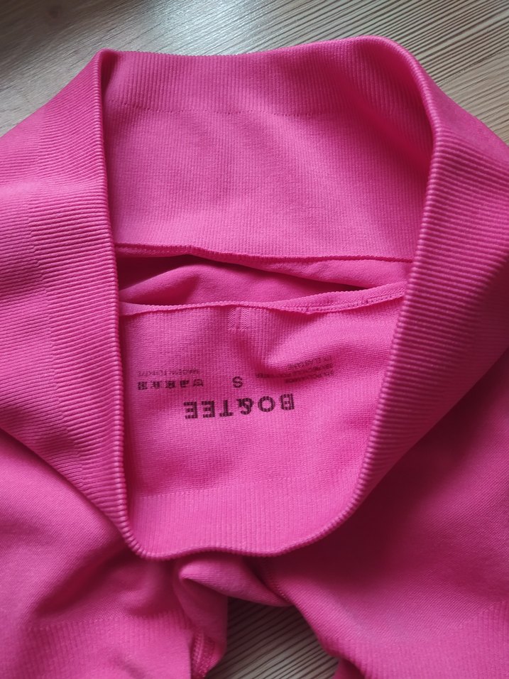 Pembe popo büzgülü toplayicili Spor Tayt - Görsel 4