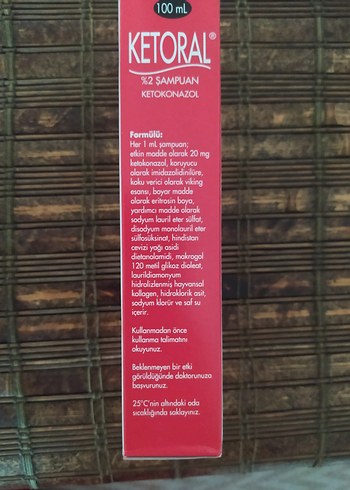 Ketoral %2 Ketokonazol Şampuan 100 ml - Görsel 3