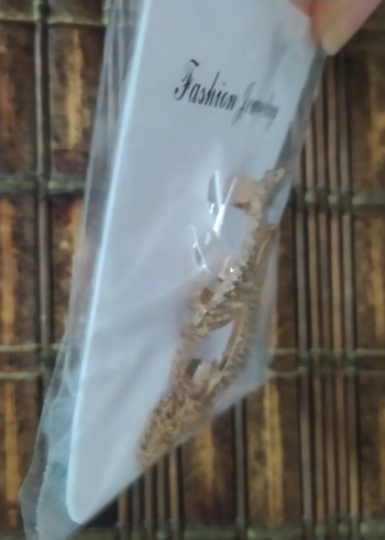 Melek kanadi Detaylı Altın Renkli Broş - Görsel 5