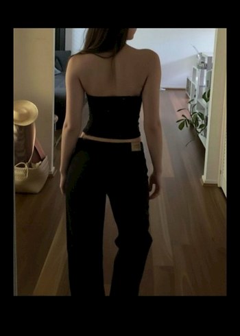 Siyah halter yaka - Görsel 3