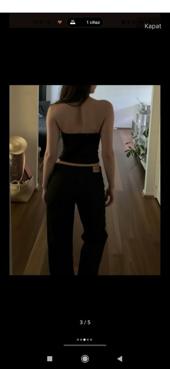Siyah halter yaka - Görsel 3