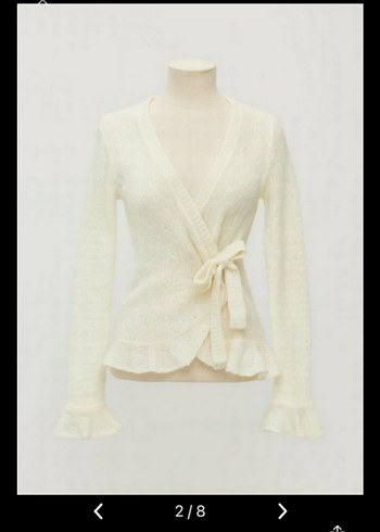 1000/50yun bohem delik işi kruvaze kazak hırka,weintage - Görsel 2