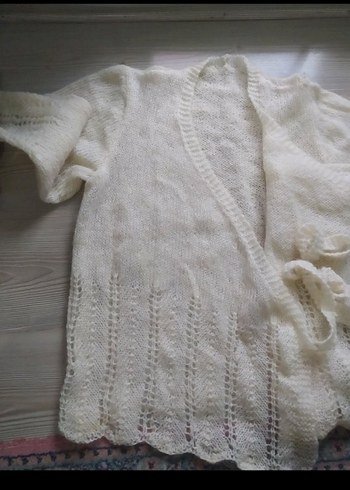 1000/50yun bohem delik işi kruvaze kazak hırka,weintage - Görsel 8