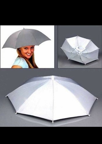 Gri Avant-Garde Baş Şemsiyesi - Görsel 2