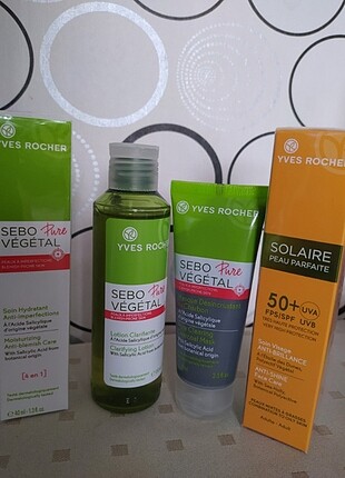 Yves Rocher set-akneli ciltler icin