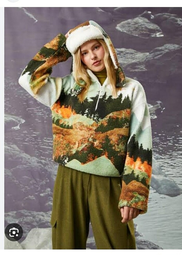 Doğa temalı polar-UNİSEX - Görsel 5