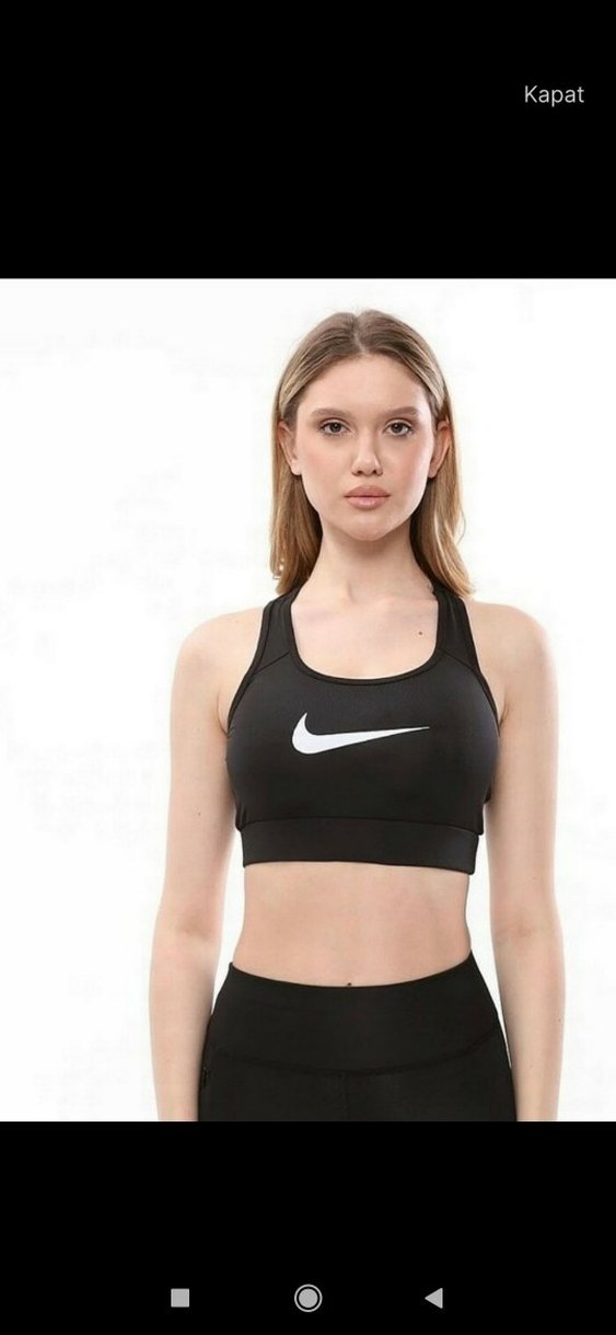 Siyah Nike Spor bra-ADET FİYAT - Görsel 5