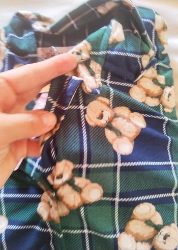 xl Beden pembe Renk Uzun Kollu Pembe Desenli Kadın Pijama Takımı