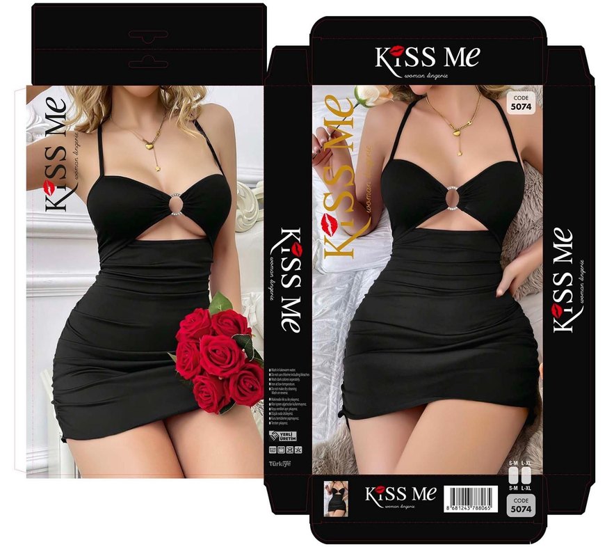 Parlak Bordo Payetli Kadın Vücut Zinciri - Görsel 4