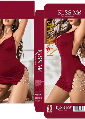 Parlak Kırmızı Mini Strappy Monokini - Görsel 3