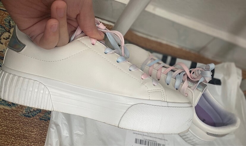 37 Beden beyaz Renk Beyaz ayakkabı