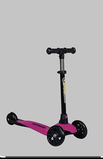 Leddy pembe ışıklı scooter