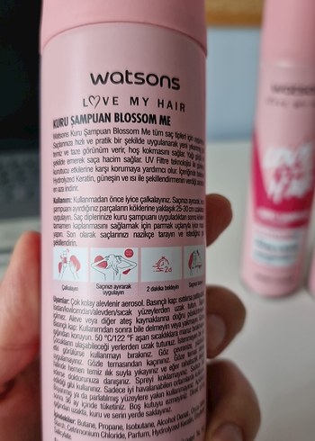 Watsons Love My Hair Kuru Şampuan Blossom 200 ml - Görsel 2