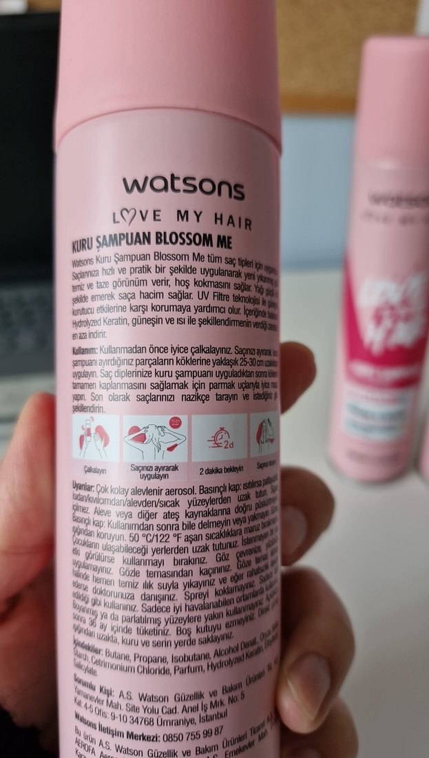 Watsons Love My Hair Kuru Şampuan Blossom 200 ml - Görsel 2