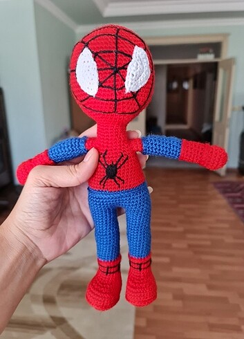 Batman, Örümcek adam, Süperman amigurumi karakter
