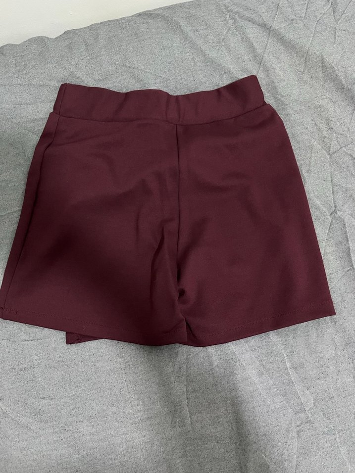 Bordo Hamile Eşofman Altı, Fermuarlı, Normal Boy - Görsel 5