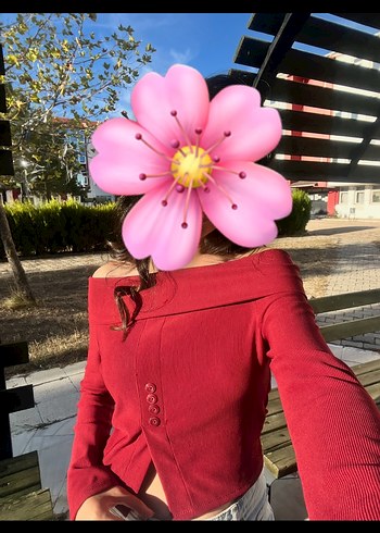 Kız Çocuk Koyu Pembe Düğmeli Bolero - Görsel 2