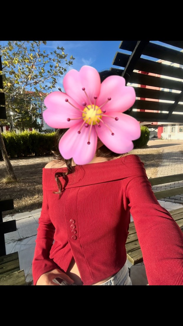 Kız Çocuk Koyu Pembe Düğmeli Bolero - Görsel 2