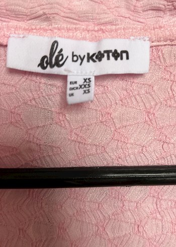 Düğmeli Kısa Kollu Pembe Keten Gömlek - Görsel 3