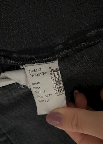 Siyah Düğmeli  Denim Ceket - Görsel 13