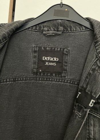 Siyah Düğmeli  Denim Ceket - Görsel 10