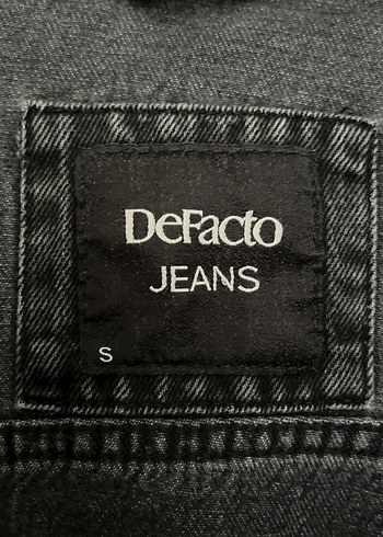 Siyah Düğmeli  Denim Ceket - Görsel 15