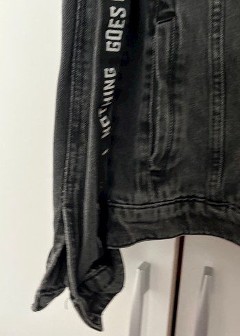 Siyah Düğmeli  Denim Ceket - Görsel 6