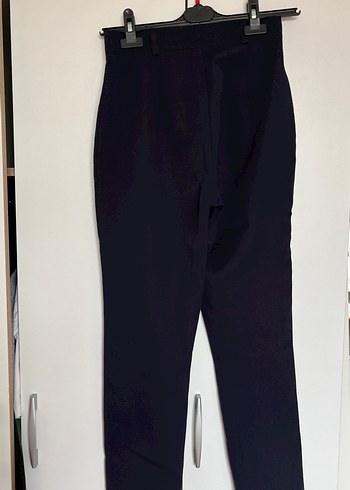 Lacivert  kumaş Kadın Pantolon - Görsel 10