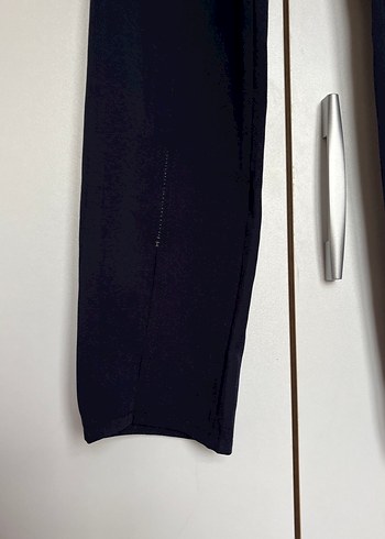 Lacivert  kumaş Kadın Pantolon - Görsel 2