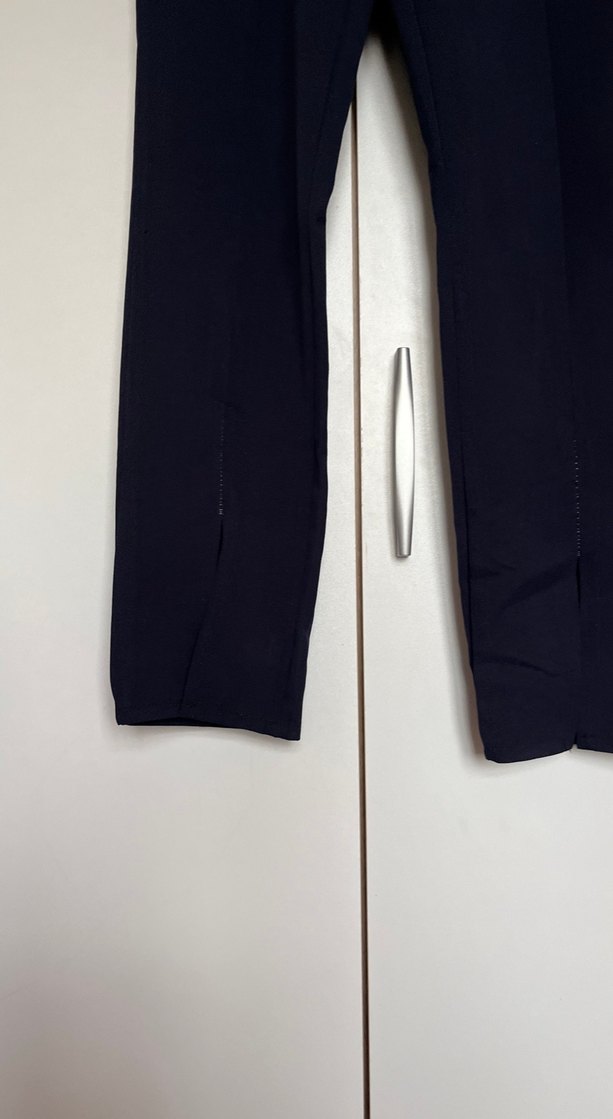 Lacivert  kumaş Kadın Pantolon - Görsel 4