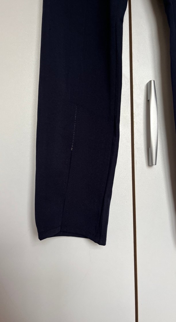 Lacivert  kumaş Kadın Pantolon - Görsel 2