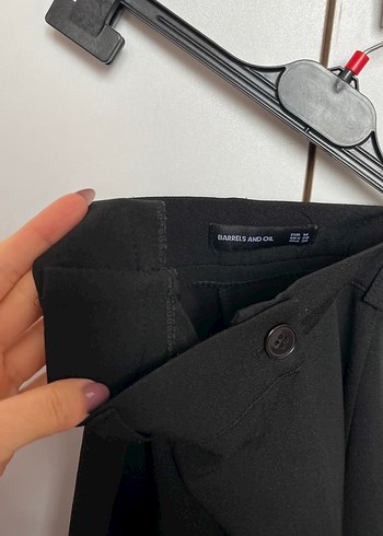 Kadın Siyah Kumaş Pantolon - Görsel 7