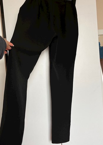 Kadın Siyah Kumaş Pantolon - Görsel 8