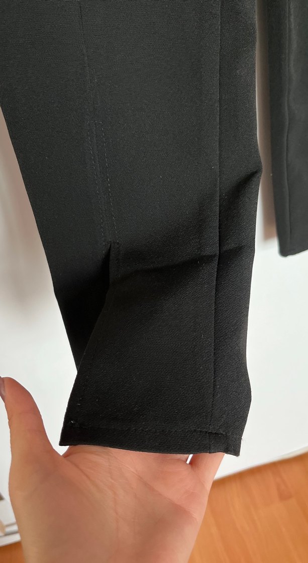 Kadın Siyah Kumaş Pantolon - Görsel 4