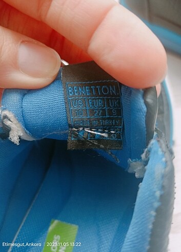 27 Beden Benetton ayakkabı