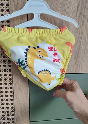 Renkli Baskılı Sarı Çocuk Alıştırma külodu - Görsel 2