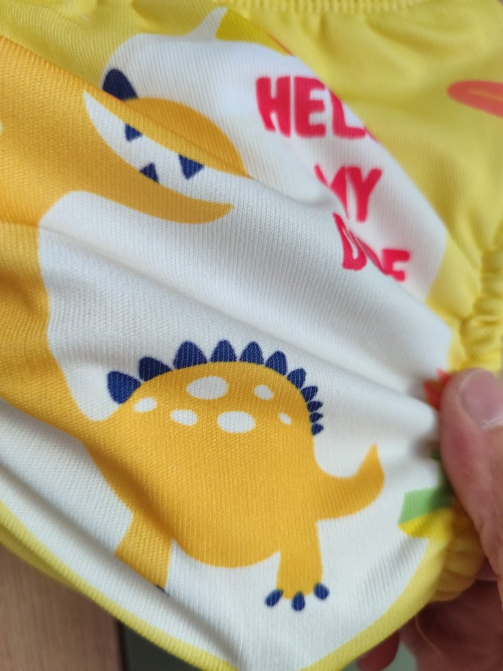 Renkli Baskılı Sarı Çocuk Alıştırma külodu - Görsel 3