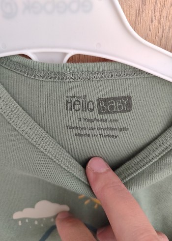 3 Yaş Beden Bebek Erkek Uzun Kollu Baskılı Pamuklu Body 2 li