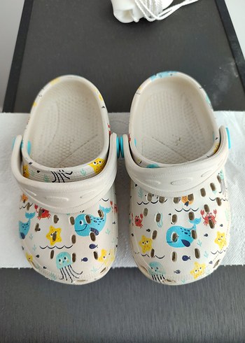 LC Waikiki Beyaz Baskılı Erkek Çocuk Sandalet