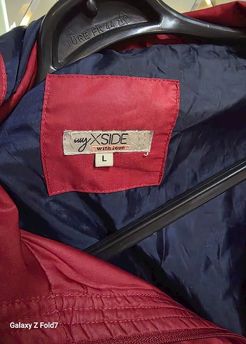 Bordo Fermuarlı 40 Beden Yağmurluk - Görsel 5