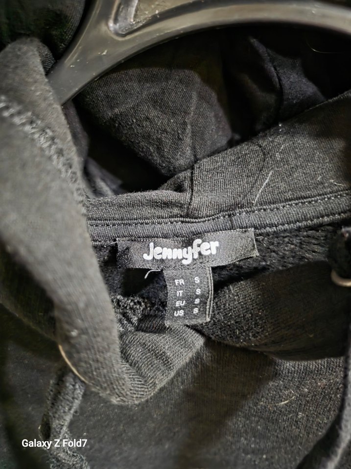 Jennyfer 36 Beden Kapüşonlu Crop Sweatshirt - Görsel 5