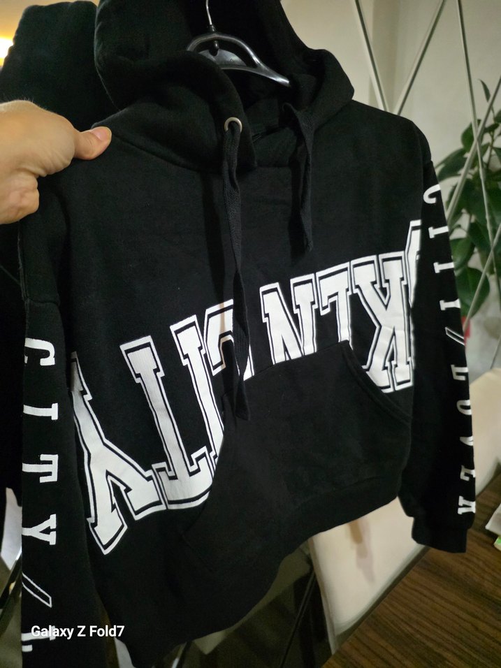 Jennyfer 36 Beden Kapüşonlu Crop Sweatshirt - Görsel 4