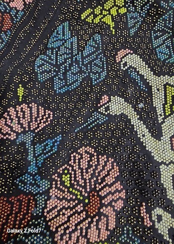 Boncuk İşlemeli Bohem Kadın Çanta - Görsel 6