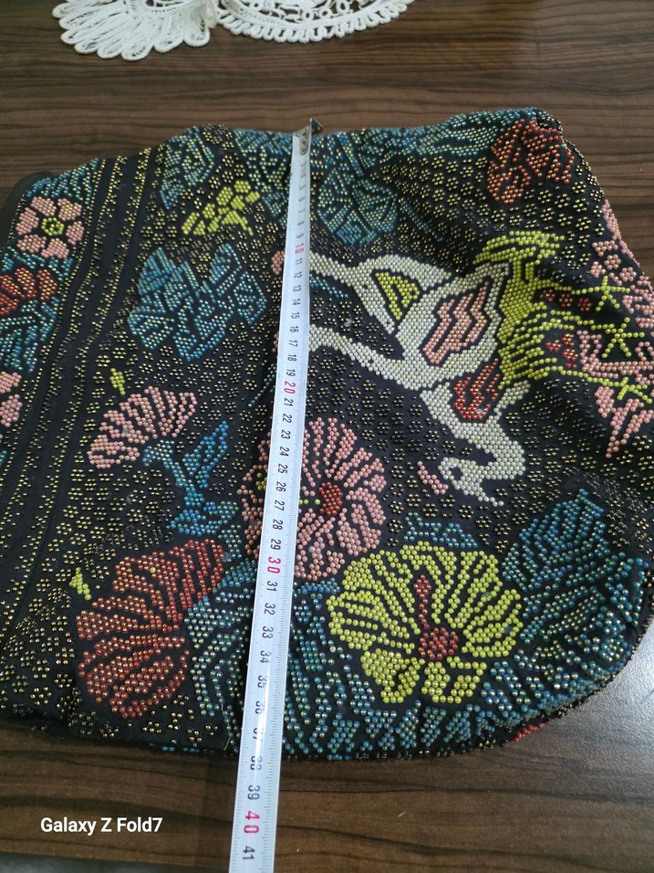 Boncuk İşlemeli Bohem Kadın Çanta - Görsel 5