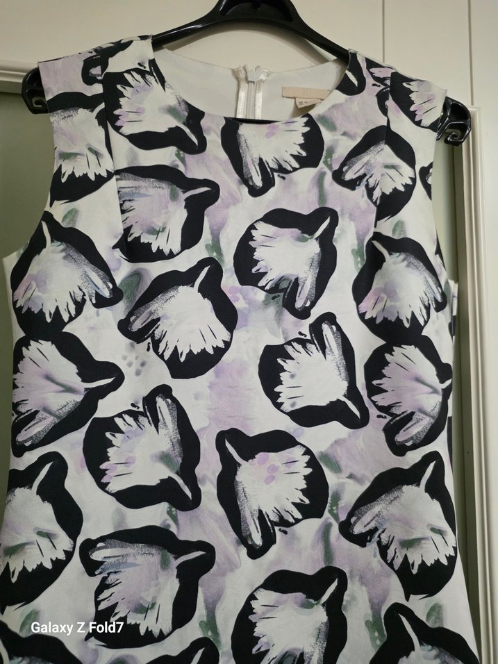 H&M 42 Beden Uzun Kalem Elbise - Görsel 4