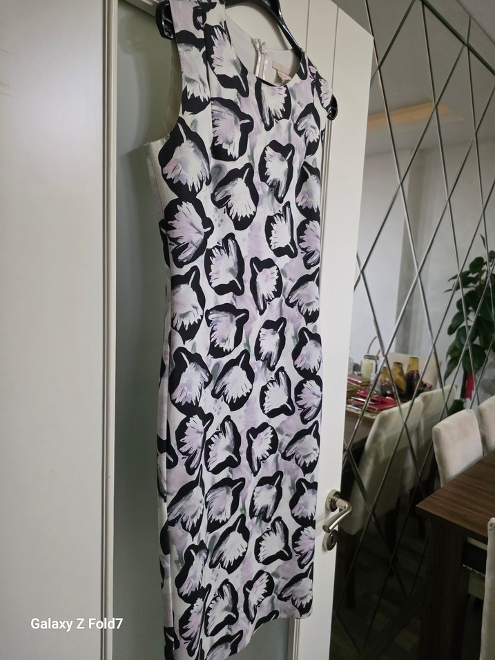 H&M 42 Beden Uzun Kalem Elbise - Görsel 3