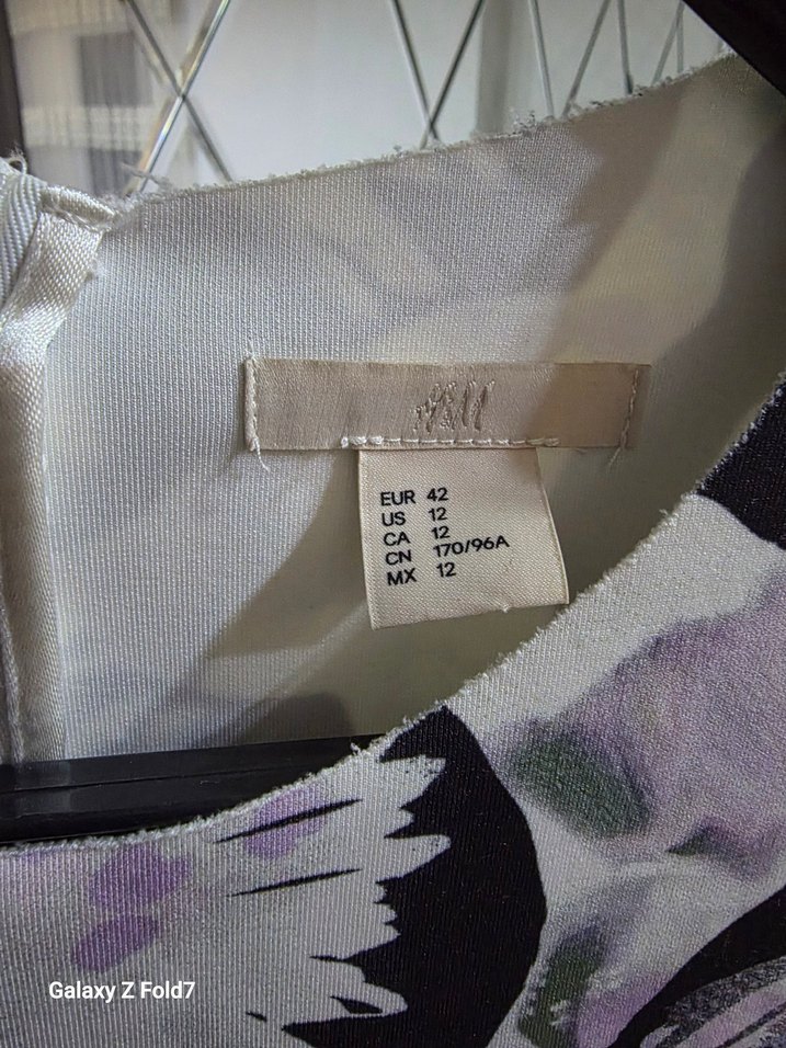 H&M 42 Beden Uzun Kalem Elbise - Görsel 5