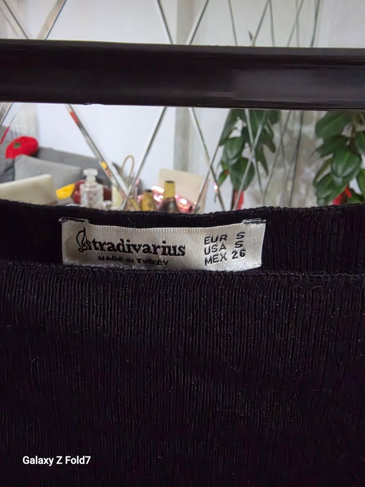 Stradivarius 36 Beden Omuz Detaylı Siyah Uzun Kollu Bluz - Görsel 5